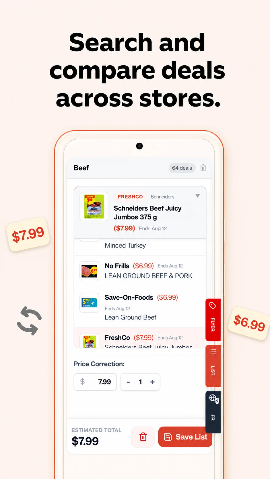 DealList: Grocery Deals/Flyers screenshot